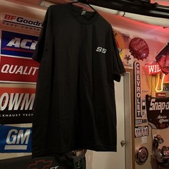 GENUINE CHEVY Silverado 454 SS Black LOGO STYLE T-Shirt OBS V8 Chevrolet C/K 350