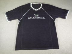 Y2K Sean John Shirt Mens XL Black Velour Rap Hip Hop Streetwear Embroidered