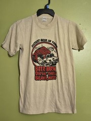 VTG 1980’s 1990’s BEER BARN BILOXI MS DRIVE THRU T SHIRT SIZE SMALL 34-36