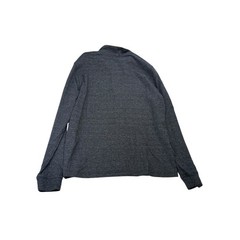 Greg Norman Heathered Charcoal Twill Fleece 1/4 Zip Pullover Shirt Mens Small