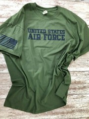 USAF T Shirt DD214 Air Force United States dd-214 Military T-shirt usaf 112G