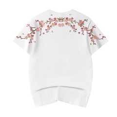 Niepce Japanese Streetwear T-Shirt Embroidery Graphic Tee for Men