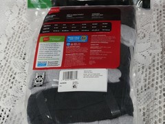 NIP MEN’S HANES VALUE PACK 6 TAGLESS TANKS SZ 2XL GRAY AND BLACK SOFT/BREATHABLE