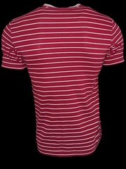 Fred Perry men’s casual T-shirt cotton striped red M2534 size XS