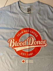 American Red Cross Team Red Cross Blood Donor XL T-Shirt – Blood Donation Shirt