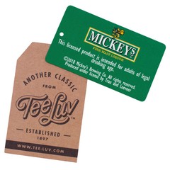 Mickey’s Malt Liquor Beer Mens T Shirt Athletic Heather Gray