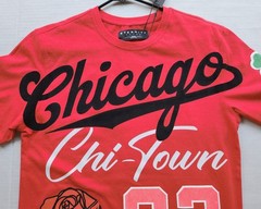 ETERNITY BC/AD Men’s Apparel Chicago Chi-Town Red T-Shirt – Size: Medium