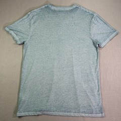 Buckle Black Men’s T-shirt XL (Large Fit) Blue Burnout Short Sleeve V-neck Light