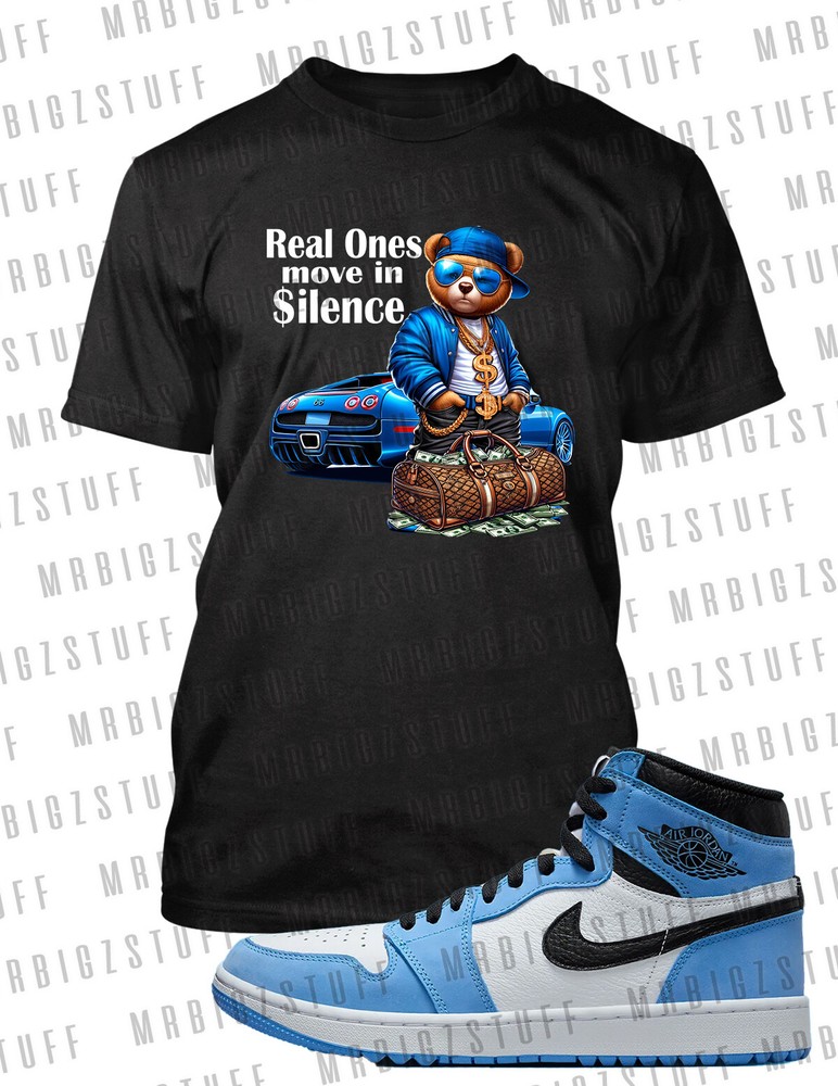 Real Ones Big and Tall Tee Shirt J1 Golf University Blue Graphic Pro Club Shaka