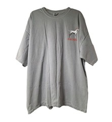 Vintage Y2K Pirate Sea Dog T Shirt Mens 3XL Gray Cotton Dalmatian Graphic Tee