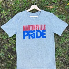 Nike Martinsville Pride USA College Graphic T Shirt Marl Grey (S)
