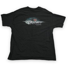 VTG Harley Davidson Shirt Nassau Bahamas Mens Large Black Steel Spellout USA