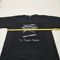 Size LARGE Men’s King Diamond The Puppet Master Graphic T-Shirt Black Band Tee