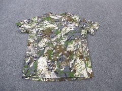 SKRE Shirt Mens M Camo Merino Wool Base Layer Hunting Outdoors Active Hiking