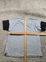 Everlast T Shirt Large Mens Gray Short Sleeve Glove Graphic Pullover