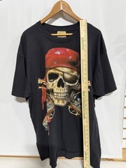 Vintage 90s THE MOUNTAIN SKULL & CROSSBONES PIRATE T-Shirt 2xL