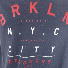 Brooklyn T Shirt Mens Size XS Blue New York City Boroughs Travel Destination Tee