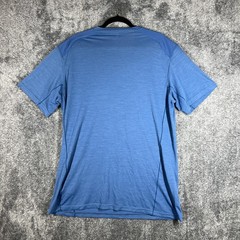 Kuhl Shirt Mens XL Blue Short Sleeve Crew Neck Polyester Merino Stretch