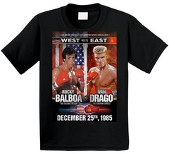 Rocky Balboa Vs Ivan Drago Boxing Match T Shirt