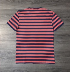 Polo Ralph Lauren T Shirt Custom Slim Fit Short Sleeve Red Striped Men’s Sz XXL