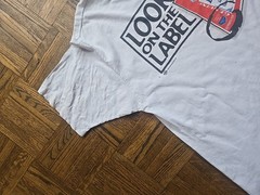 Vintage 1996 Budweiser Born On Date Look At Label White T-Shirt Made USA XL FOTL