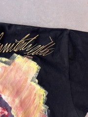Vintage Kama Shirt Size 3XL Hand painted The Godfather Don Vito Corleone 4K Art