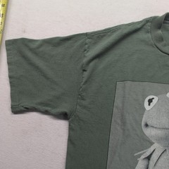 Vintage 90s Kermit Clein Under Where Shirt XL Changes Muppets Single Stitch USA