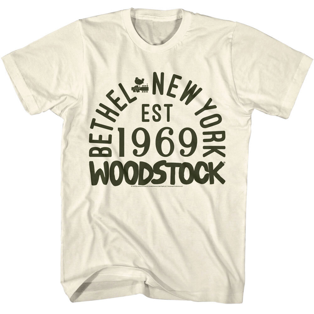 Woodstock Bethel New York 1969 Men’s T Shirt Vintage Hippie Music Festival