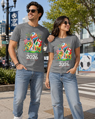 Fifa World Cup 2026 T-Shirt Soccer Graphic Tee USA Football Fan, Fifa World Cup