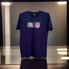 Bud Light NFL Blue T-Shirt Large NEW