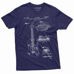 Guitar 1955 Patent T-shirt Guitar Player Birthday music musician Guitarist tee