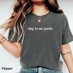Sing To Me Paolo Shirt McGuire Concert Y2K Graphic Tee