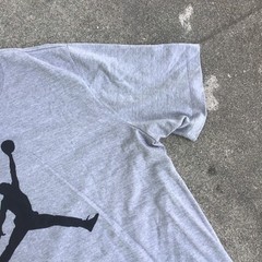 Jordan Jumpman Men XL Shirt Michael Jordan Logo Crew Neck Heather Gray
