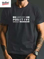 Soild Color Letter Print Short Sleeve Clothing Oversized Breathable Daily T-Shir