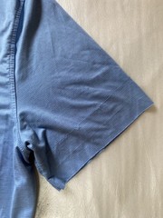 Speedo Men’s UPF 50+ Rash Guard Shirt Medium Blue Swim Top Short Sleeve Athletic