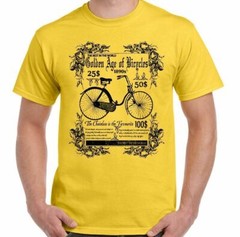 THE Golden Age Of Bicycles Mens Funny Cycling T-Shirt Bike Cycle MTB Road Racer