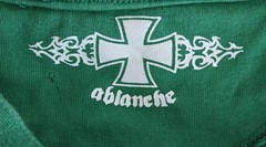 Vintage Ablanche Graphic T-Shirt Green Y2K MMA Spade Lion Brass Knuckles Mens 3X