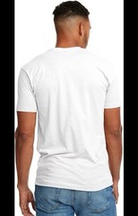 NEW 66 Pcs Next Level Premium Fitted CVC Crew T-Shirt Unisex 6210 White Size L