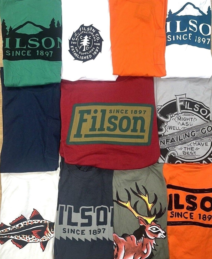 Filson Ranger T-Shirt – NEW – S – CHOOSE YOUR COLOR – Tee Soft Vintage Logo CC