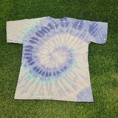 Vintage Hampton-Beach Surfer Spiral Tie-Dye Shirt M 21×27 90s