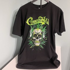 Cyprus Hill Band T-shirt Black & Green Smoke Band Tee Rap Hip Hop Music New