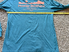 Howler Brothers Shirt Mens Medium Green Heed the Call Long Sleeve