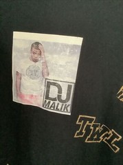DJ MALIK – Black SHIRT W Photo & GOLD letters – TWL – Mens Size 4XL – FREE SHIP