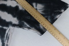 Def Leppard Shirt Mens Large Black White Tie Dye Animal Graphic Band Tee Rock