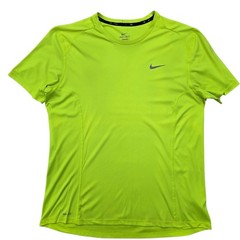 Nike Men’s Dri-FIT Light Green Running T-Shirt Size L