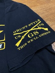 Grunt Style Men’s U.S. Army T-Shirt – Size XL – Black And Yellow