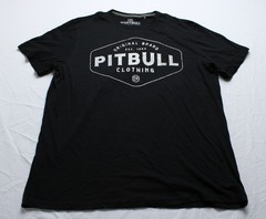 Pitbull Clothing Men’s Ultra Light Weight Pitbull Co T-Shirt CG2 Black Size 2XL