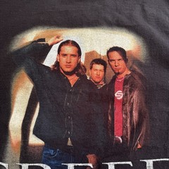 Creed Weathered World Tour 2002-2003 Rock Band Shirt sz Small Screamline Y2K Tee