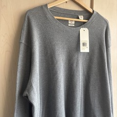New Levi’s Gray Thermal Heavyweight Long Sleeve Mens Standard 3XL T Shirt NWT
