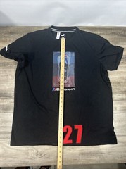 RARE BMW Motorsport MMS Graphic XXL Tee Black Puma